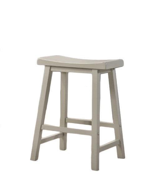 Alonzo Light Gray Small Space Counter Height Dining Table with Cabinet, Drawer, and 2 Ergonomic Counter Stools - Supfirm