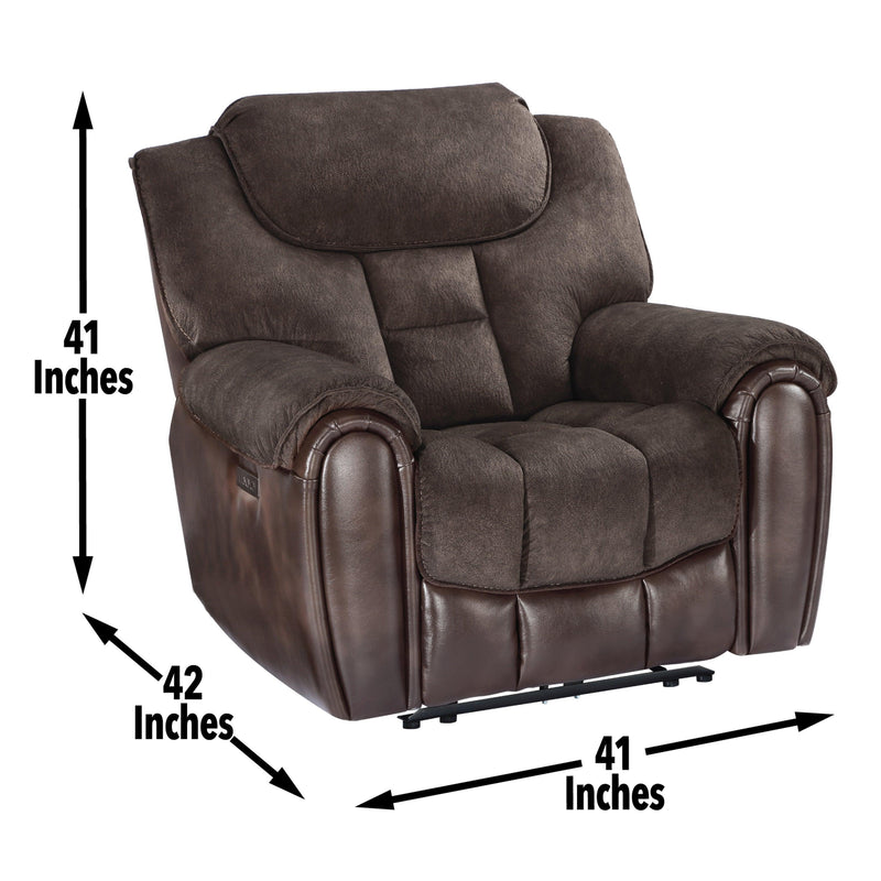 Apollo Pwr/Pwr Recliner Espresso - Supfirm