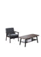 Bahamas Espresso Coffee Table and Chair Set - Supfirm