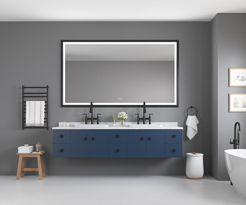 Supfirm bathroom led mirror is multi-functional and each function is controlled by a smart touch button. - Supfirm