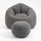 Bedding Bean Bag Sofa Chair High Pressure Foam Bean Bag Chair Adult Material with Padded Foam Padding Compressed Bean Bag With Footrest - Supfirm