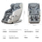 BOSSCARE 2023 Brand New Update GR8686 Massage Chairs with AI Voice, App Control SL Track Zero Gravity Full Body Massage Recliner Gray - Supfirm