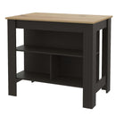 Brooklyn Kitchen Island, Three Concealed Shelves - Supfirm