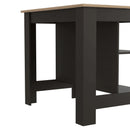 Brooklyn Kitchen Island, Three Concealed Shelves - Supfirm