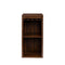 Brown walnut color modular wine Cubbies bar Cabinet with Storage Shelves with Hutch for Dining Room - Supfirm