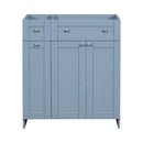 [Cabinet Only] 30" Bathroom vanity-Blue(Sink not included) - Supfirm