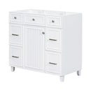 [Cabinet Only] 36" White Bathroom Vanity(Sink not included) - Supfirm