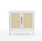 Cabinet,Sideboard,Natural rattan 2 door cabinet,with 1 Adjustable Inner Shelves,rattan - Supfirm