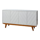 Casmo 60'' Wide Sideboard WHITE - Supfirm