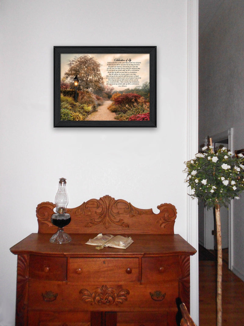 Supfirm "Celebration of Life" By Robin-Lee Vieira, Printed Wall Art, Ready To Hang Framed Poster, Black Frame - Supfirm