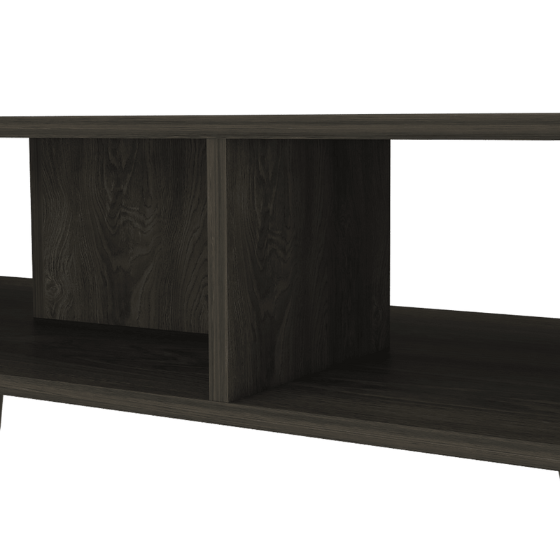 Coffee Table Minnesota, Two Shelves, Carbon Espresso Finish - Supfirm