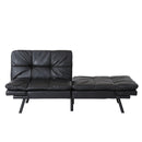 Convertible Memory Foam Futon Couch Bed, Modern Folding Sleeper Sofa-SF267PUBK - Supfirm