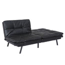 Convertible Memory Foam Futon Couch Bed, Modern Folding Sleeper Sofa-SF267PUBK - Supfirm