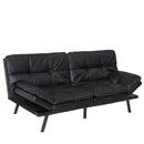 Convertible Memory Foam Futon Couch Bed, Modern Folding Sleeper Sofa-SF267PUBK - Supfirm