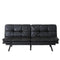 Convertible Memory Foam Futon Couch Bed, Modern Folding Sleeper Sofa-SF267PUBK - Supfirm