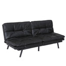 Convertible Memory Foam Futon Couch Bed, Modern Folding Sleeper Sofa-SF267PUBK - Supfirm