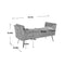 COOLMORE Living Room Bench /End of Bed Bench - Supfirm