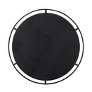 Supfirm D31.5x0.5" Theodor Mirror with industrial design Round Mirror with Metal Frame for Wall Decor & Entryway Console Lean Against Wall - Supfirm