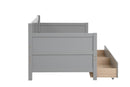 Daybed with two drawers, Twin size Sofa Bed,Storage Drawers for Bedroom,Living Room ,Grey - Supfirm