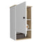 Supfirm DEPOT E-SHOP Arya Medicine Single Door Cabinet, One Shelf, Two Interior Shelves, Light Oak / White - Supfirm