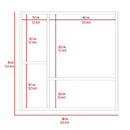 Supfirm DEPOT E-SHOP Harbor Medicine Double Door Cabinet,Four Interior Shelves, White - Supfirm