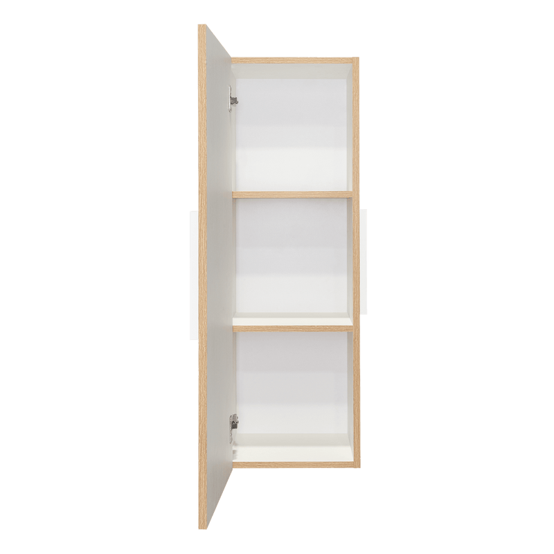 Supfirm DEPOT E-SHOP Magna Medicine Single Door Cabinet, Three Shelves, Light Oak / White - Supfirm