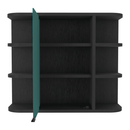 Supfirm DEPOT E-SHOP Roma Mirrored Medicine Cabinet, Six External Shelves, Three Interior Shelves, Black - Supfirm