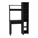 Desk Logan, Five Cubbies, Black Wengue Finish - Supfirm