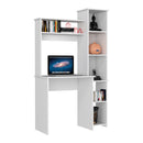 Desk Logan, Five Cubbies, White Finish - Supfirm