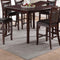 Dining Room Furniture Dark Brown Counter Height Dining Table w Butterfly Leaf 6x High Chairs Wooden Top 7pc Set Table Contemporary - Supfirm