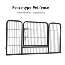 Dog Playpen Designed for Camping, Yard , 28" Height for Medium/Small Dogs, 4Panels - Supfirm