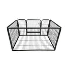 Dog Playpen Designed for Camping, Yard , 28" Height for Medium/Small Dogs, 4Panels - Supfirm