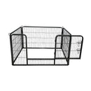 Dog Playpen Designed for Camping, Yard , 28" Height for Medium/Small Dogs, 4Panels - Supfirm