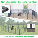 Dog Playpen Foldable 24 Panels Dog Pen 40" Height Pet Enclosure Dog Fence Outdoor with Lockable Door for Large/Medium/Small Dogs,Puppy Playpen,RV,Camping Pet Fence - Supfirm