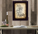 Supfirm "Family" By Susan Boyle, Printed Wall Art, Ready To Hang Framed Poster, Black Frame - Supfirm