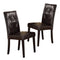 Faux Marble Table Top Upholstered chairs 7pc Dining set Dining Table and 6x Side Chairs Tufted Back Chair - Supfirm