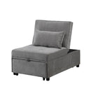 Folding Ottoman Sofa Bed (Light Gray) - Supfirm