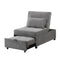 Folding Ottoman Sofa Bed (Light Gray) - Supfirm