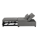 Folding Ottoman Sofa Bed (Light Gray) - Supfirm