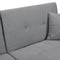 Folding Ottoman Sofa Bed with stereo (Gray) - Supfirm