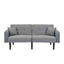 Folding Ottoman Sofa Bed with stereo (Gray) - Supfirm