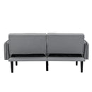 Folding Ottoman Sofa Bed with stereo (Gray) - Supfirm