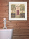 Supfirm "Folk Art Outhouse III" by Pam Britton, Ready to Hang Framed Print, White Frame - Supfirm