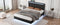 Full Size Floating Bed Frame with LED Lights and USB Charging,Modern Upholstered Platform LED Bed Frame,Black(Full) - Supfirm