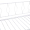 Full Size Metal Daybed with Twin Size Adjustable Trundle, Portable Folding Trundle, White(OLC SKU:MF293730AAK) - Supfirm