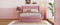 Full Size Storage Bed Velvet Upholstered Platform Bed with a Big Drawer - Pink - Supfirm