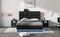 Full Size Tufted Upholstered Platform Bed with Hydraulic Storage System,PU Storage Bed with LED Lights and USB charger, Black - Supfirm