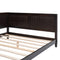 Full Size Wood Daybed/Sofa Bed, Espresso - Supfirm