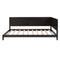 Full Size Wood Daybed/Sofa Bed, Espresso - Supfirm