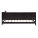 Full Size Wood Daybed/Sofa Bed, Espresso - Supfirm